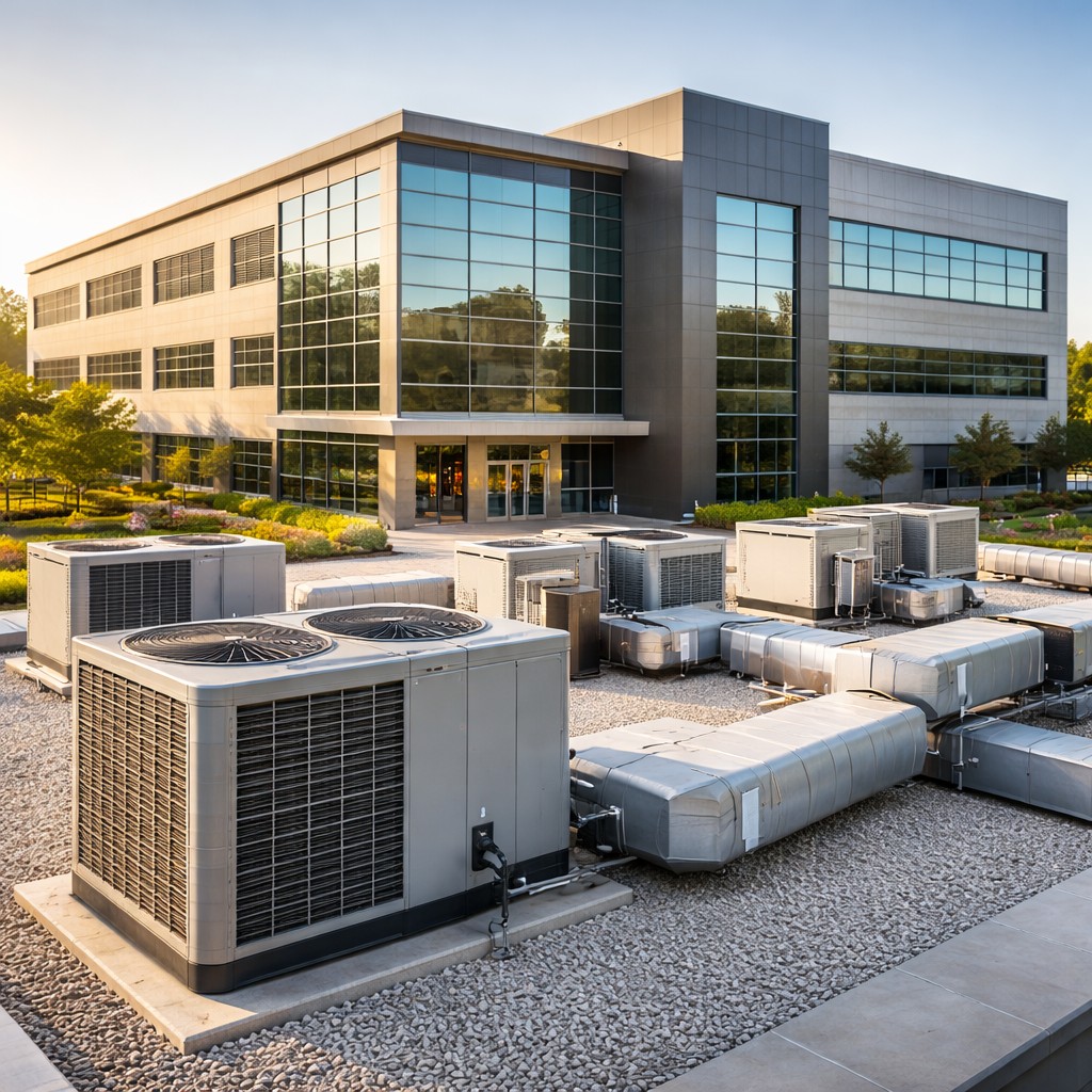 Commercial rooftop HVAC unit installation and service Toronto GTA