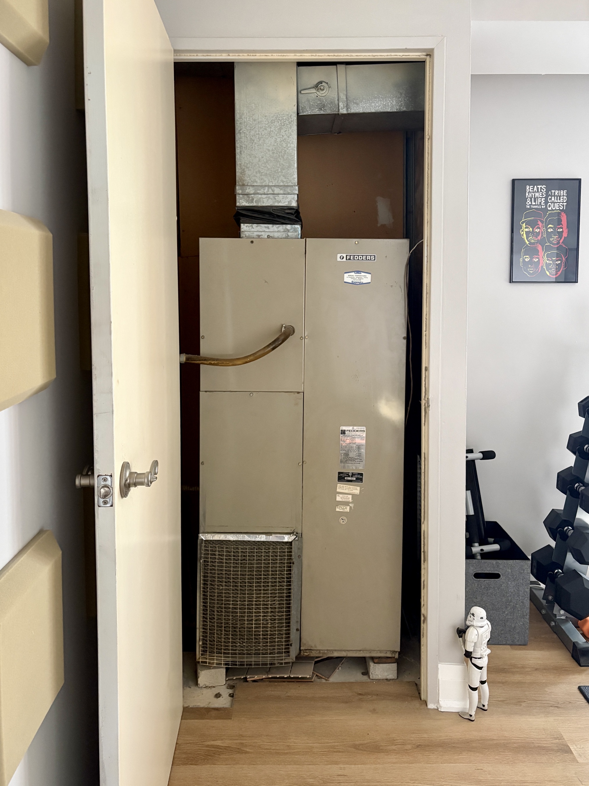 Fedders through-the-wall unit — the same style as the Skymark units we repair across Toronto